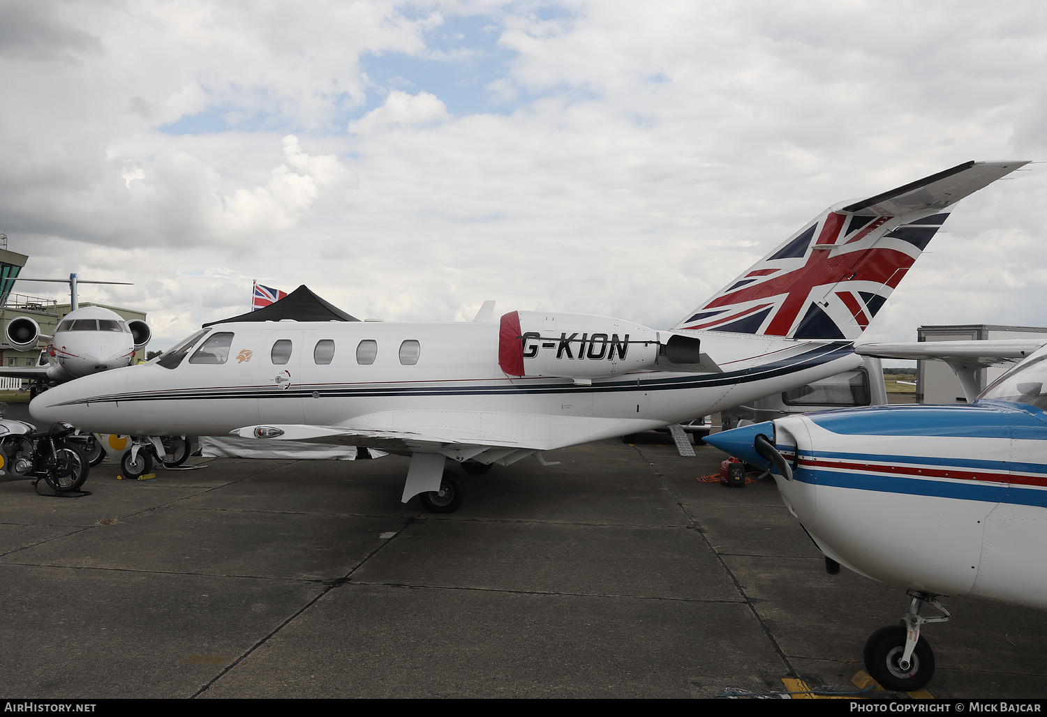 Aircraft Photo of G-KION | Cessna 525 CitationJet | AirHistory.net #474437