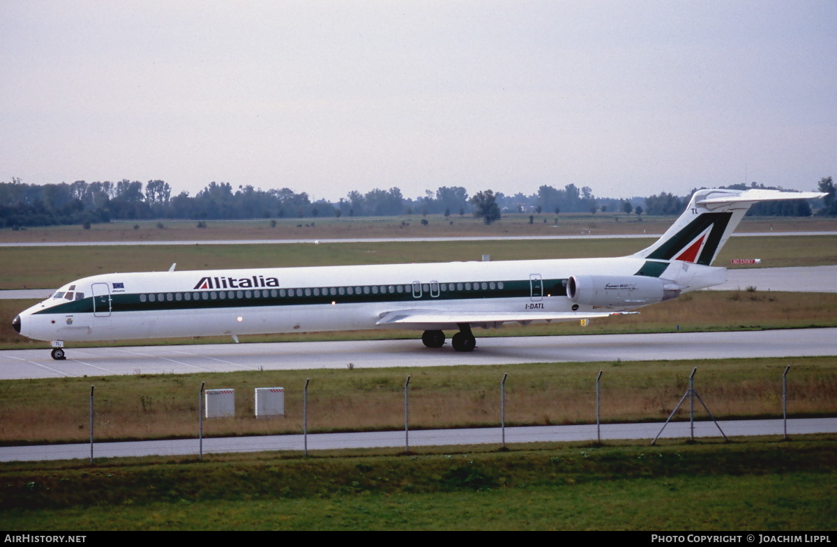 Aircraft Photo of I-DATL | McDonnell Douglas MD-82 (DC-9-82) | Alitalia | AirHistory.net #474467