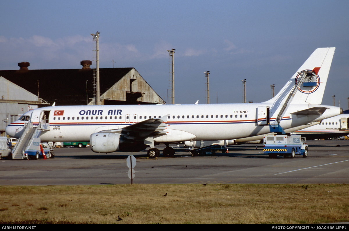 Aircraft Photo of TC-OND | Airbus A320-211 | Onur Air | AirHistory.net #474475