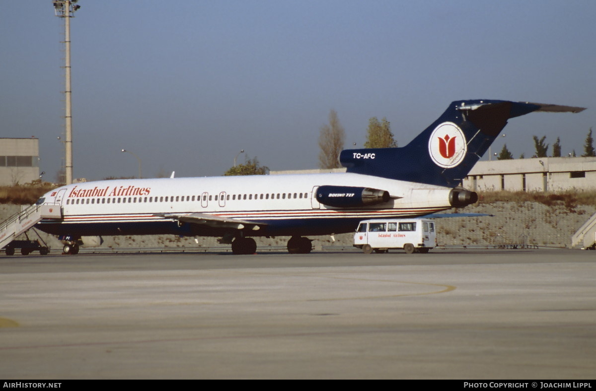Aircraft Photo of TC-AFC | Boeing 727-228 | Istanbul Airlines | AirHistory.net #474482