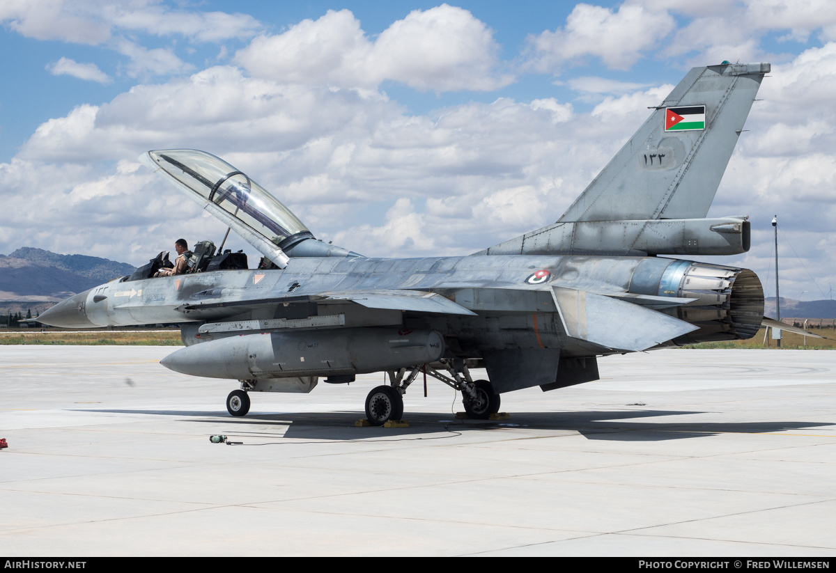 Aircraft Photo of 133 | General Dynamics F-16BM Fighting Falcon | Jordan - Air Force | AirHistory.net #474534