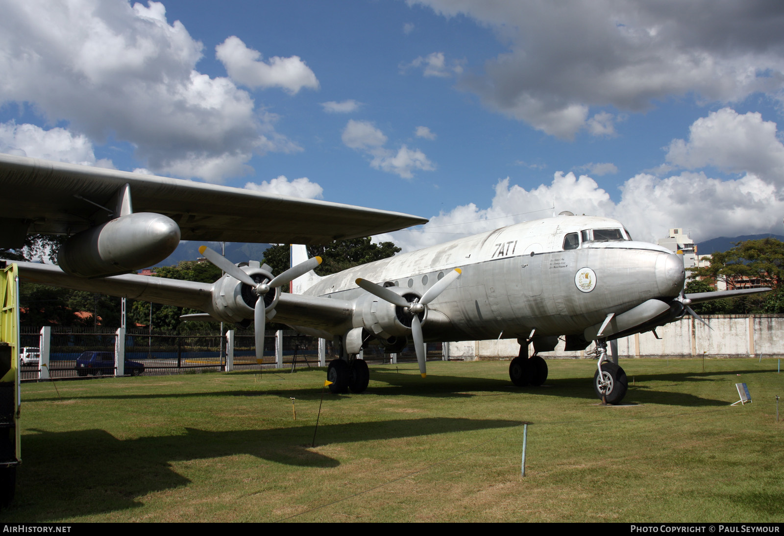 Aircraft Photo of 7AT1 | Douglas C-54A Skymaster | Venezuela - Air Force | AirHistory.net #474558