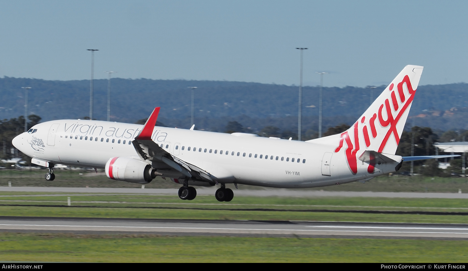 Aircraft Photo of VH-YIM | Boeing 737-8FE | Virgin Australia Airlines | AirHistory.net #474571