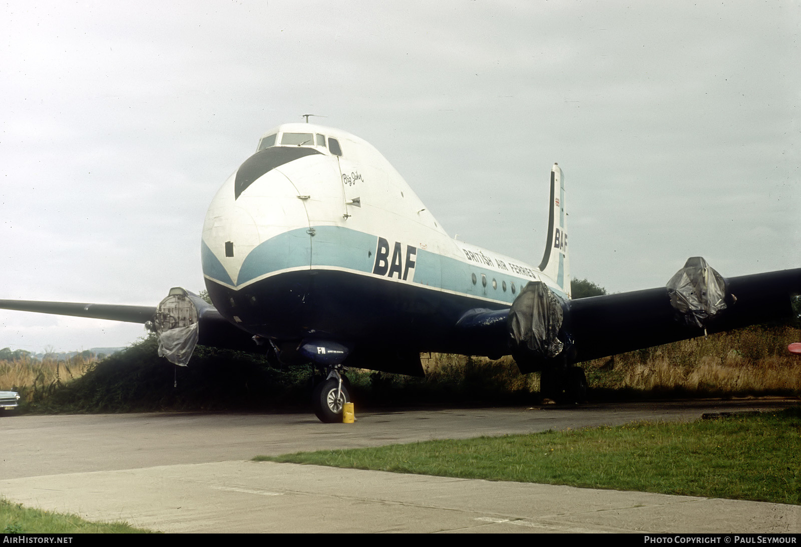 Aircraft Photo of G-AOFW | Aviation Traders ATL-98 Carvair | British Air Ferries - BAF | AirHistory.net #474603
