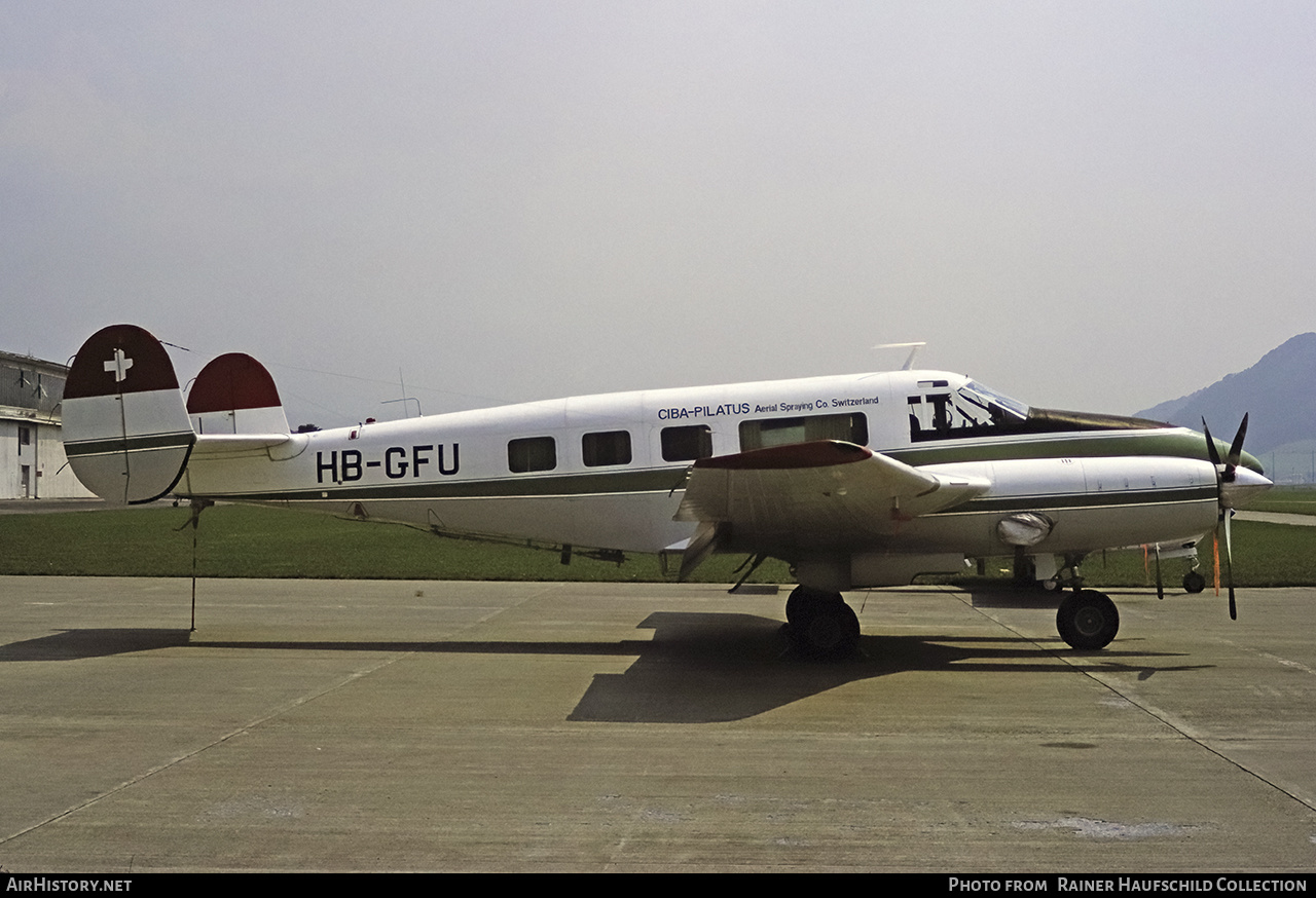 Aircraft Photo of HB-GFU | Volpar Turboliner | CIBA-Pilatus Aerial Spraying Company | AirHistory.net #474646