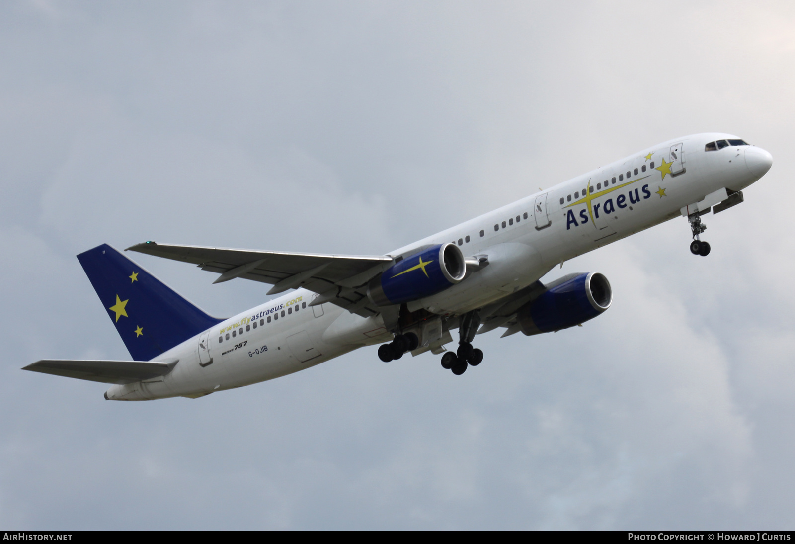 Aircraft Photo of G-OJIB | Boeing 757-23A | Astraeus Airlines | AirHistory.net #474673