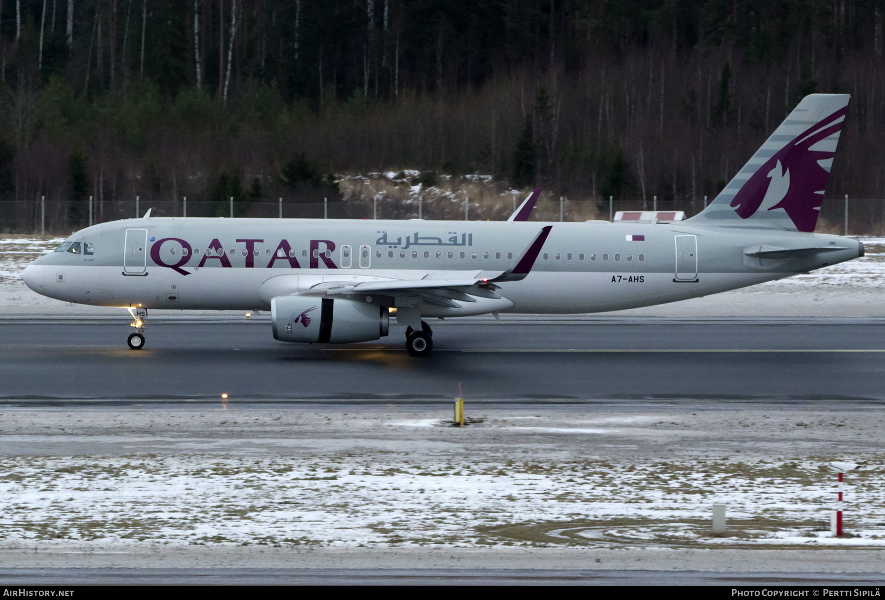 Aircraft Photo of A7-AHS | Airbus A320-232 | Qatar Airways | AirHistory.net #474677