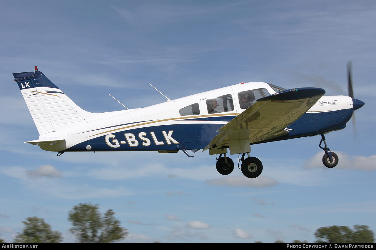 Aircraft Photo of G-BSLK | Piper PA-28-161 Warrior II | AirHistory.net #474688