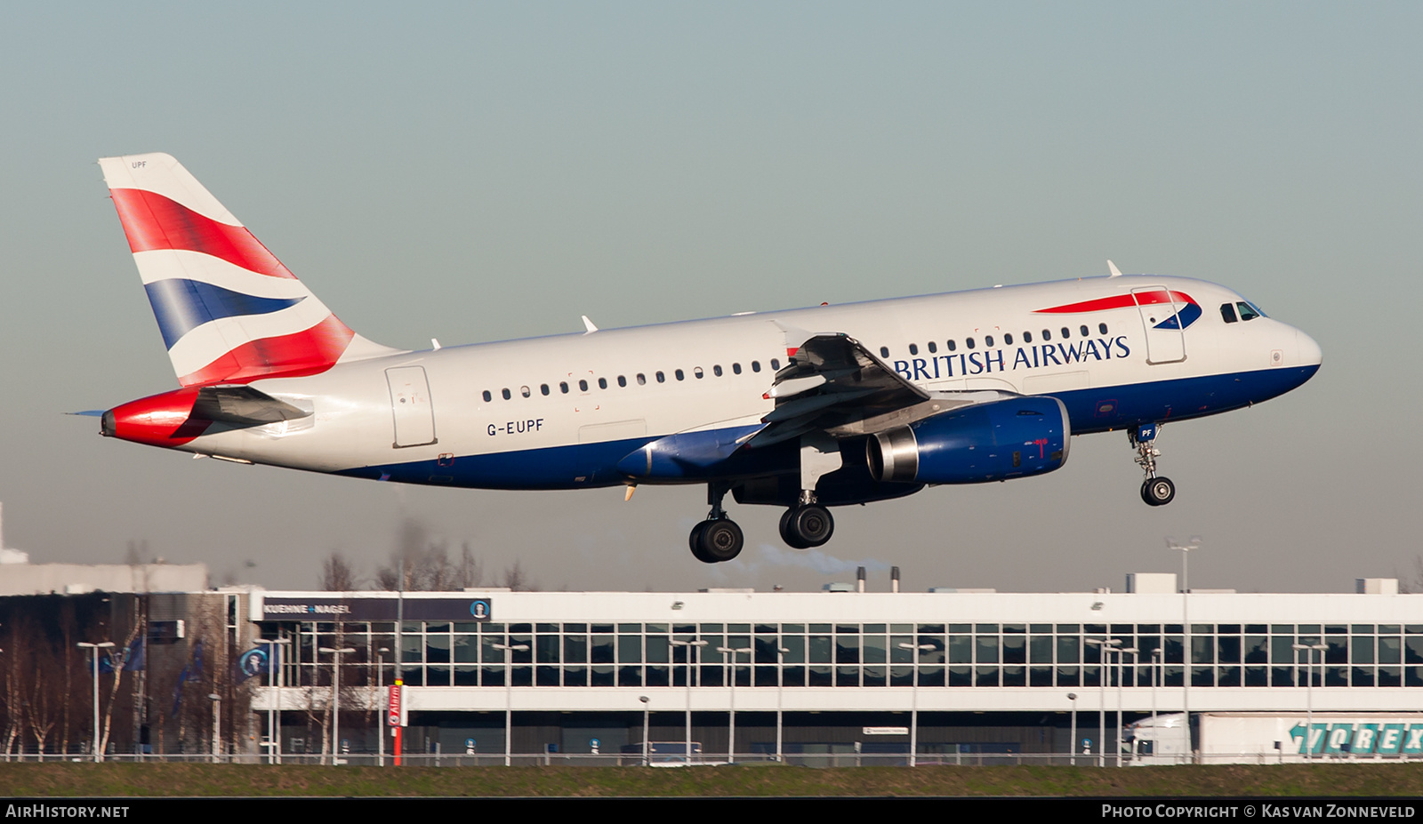 Aircraft Photo of G-EUPF | Airbus A319-131 | British Airways | AirHistory.net #474742