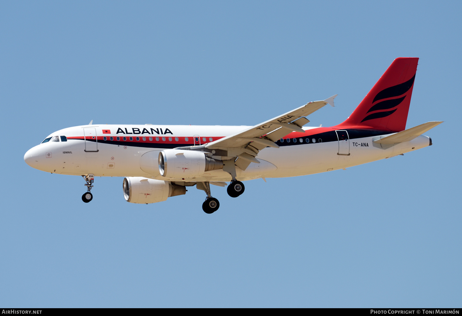 Aircraft Photo of TC-ANA | Airbus ACJ319 (A319-115/CJ) | Albania Government | AirHistory.net #474747