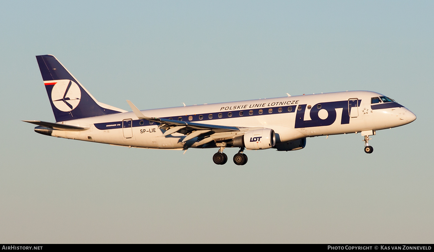 Aircraft Photo of SP-LIE | Embraer 175LR (ERJ-170-200LR) | LOT Polish Airlines - Polskie Linie Lotnicze | AirHistory.net #474757