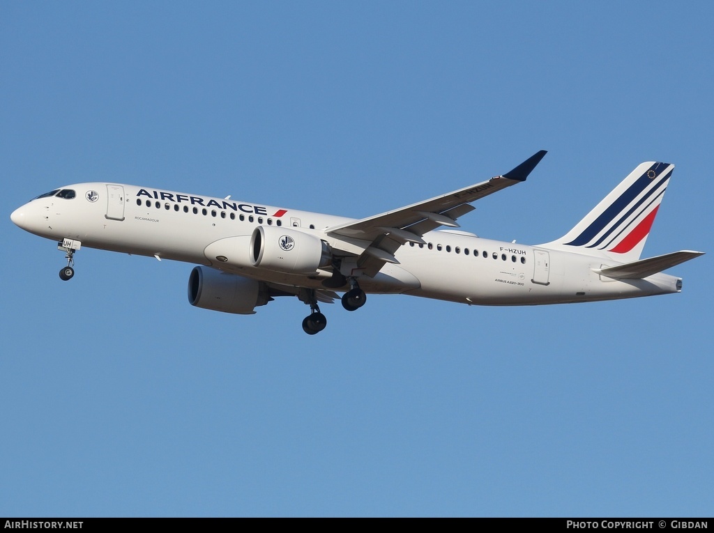 Aircraft Photo of F-HZUH | Airbus A220-371 (BD-500-1A11) | Air France | AirHistory.net #474789