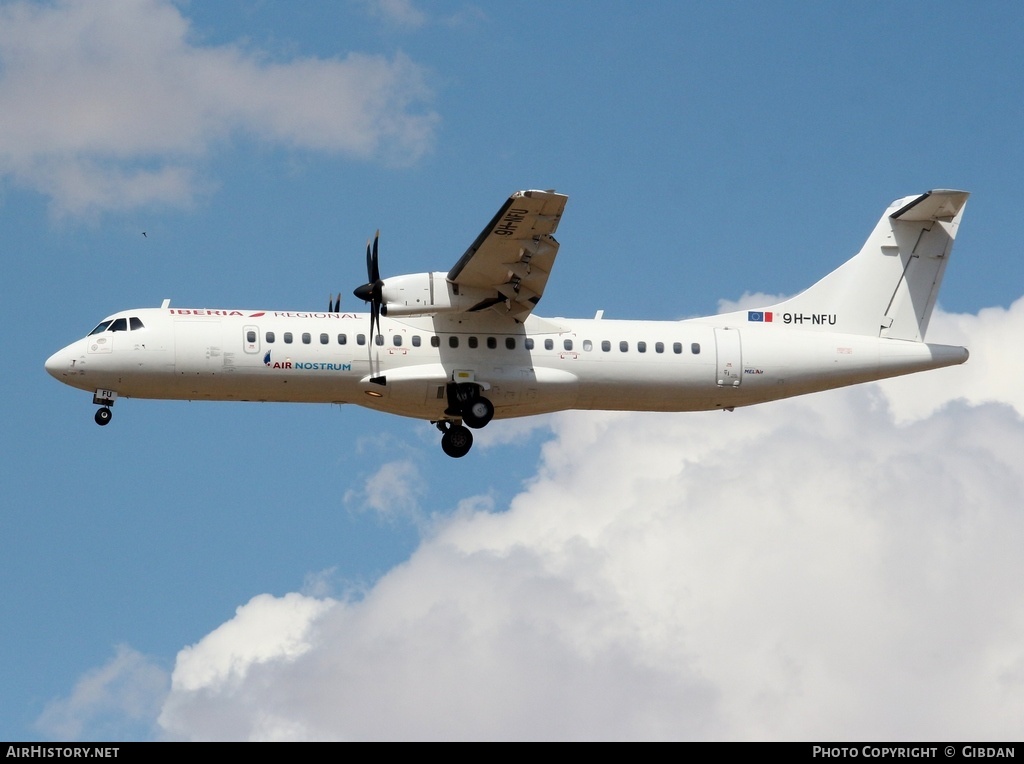 Aircraft Photo of 9H-NFU | ATR ATR-72-600 (ATR-72-212A) | Iberia Regional | AirHistory.net #474790