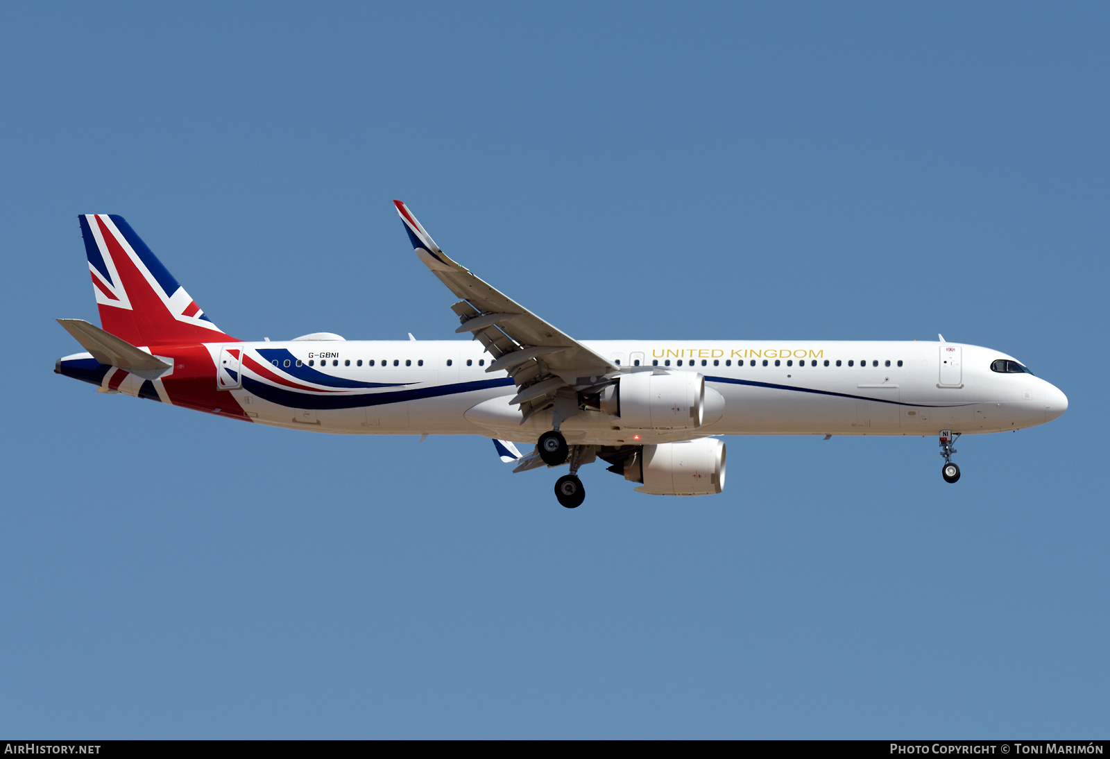 Aircraft Photo of G-GBNI | Airbus A321-253NX | United Kingdom Government | AirHistory.net #474791