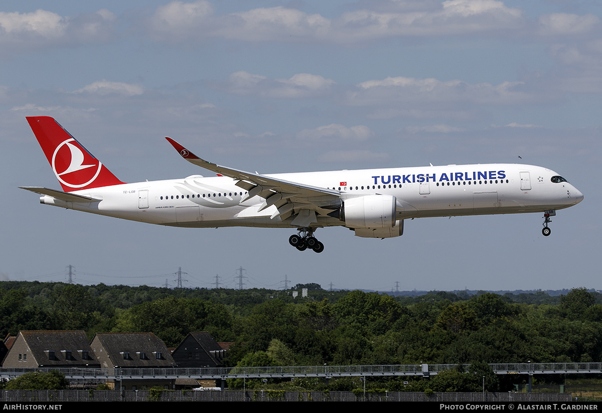 Aircraft Photo of TC-LGB | Airbus A350-941 | Turkish Airlines | AirHistory.net #474798