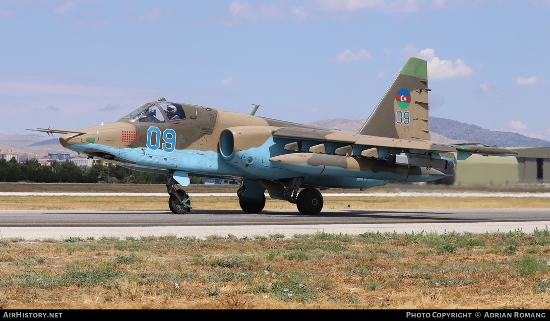 Aircraft Photo of 09 blue | Sukhoi Su-25 | Azerbaijan - Air Force | AirHistory.net #474803
