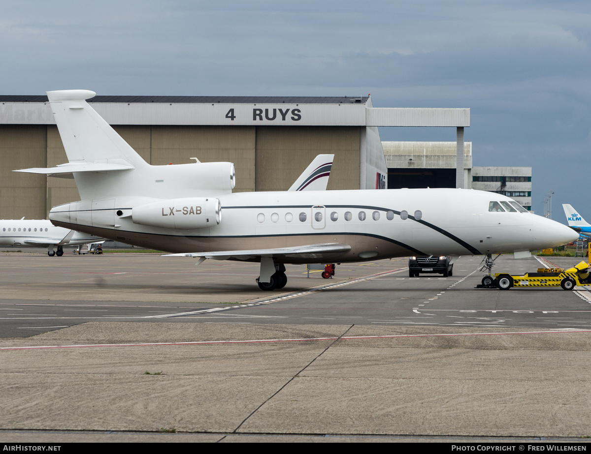 Aircraft Photo of LX-SAB | Dassault Falcon 900DX | AirHistory.net #474813