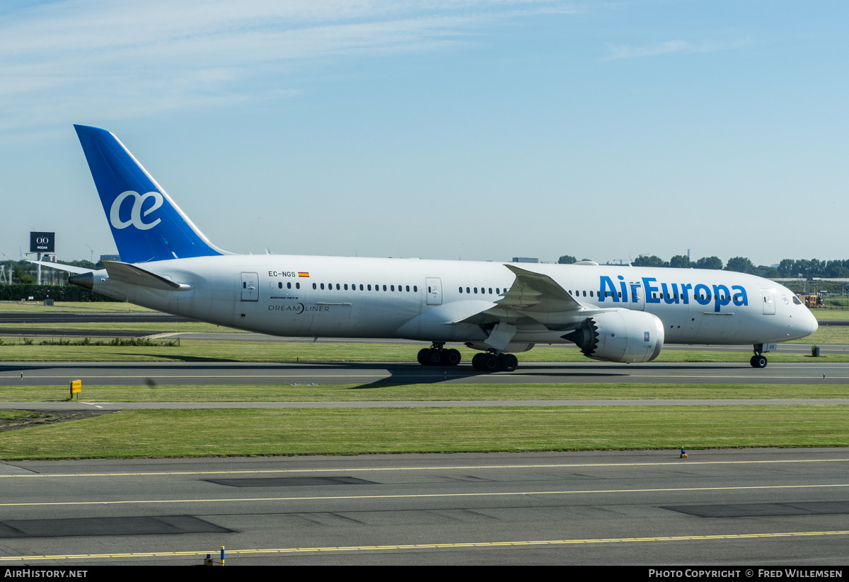 Aircraft Photo of EC-NGS | Boeing 787-9 Dreamliner | Air Europa | AirHistory.net #474814