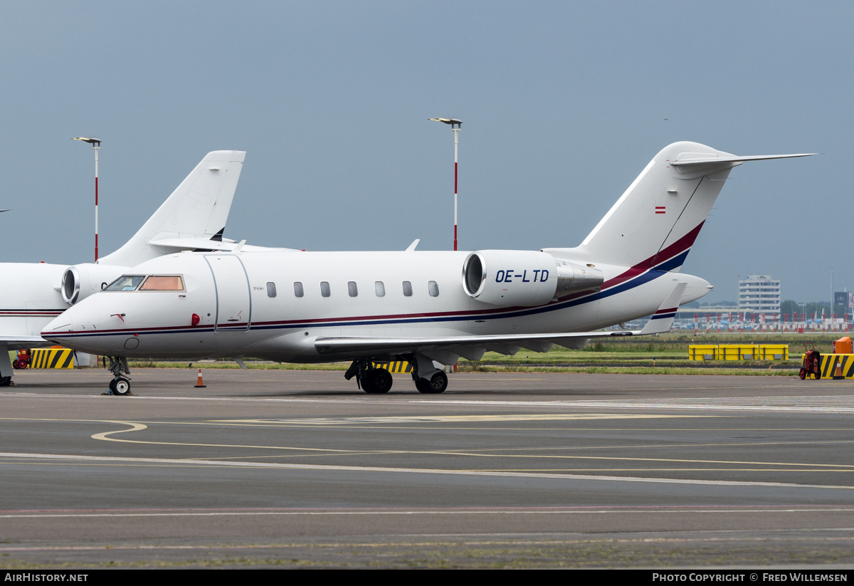 Aircraft Photo of OE-LTD | Bombardier Challenger 650 (CL-600-2B16) | AirHistory.net #474817