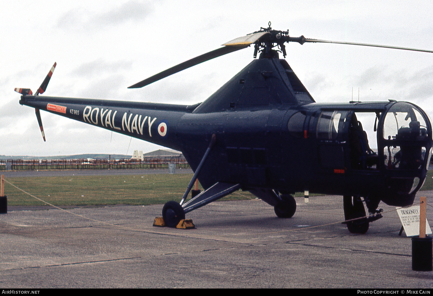 Aircraft Photo of VZ965 | Westland WS-51 Dragonfly HR.5 | UK - Navy | AirHistory.net #474849