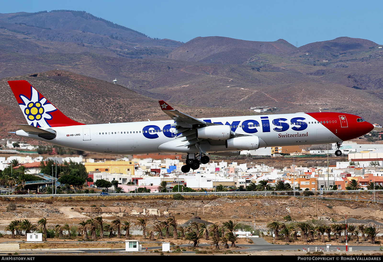Aircraft Photo of HB-JMG | Airbus A340-313X | Edelweiss Air | AirHistory.net #474860