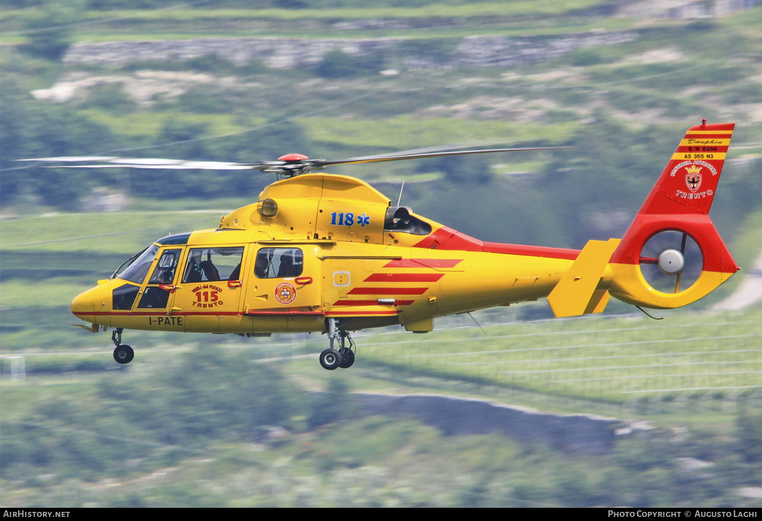 Aircraft Photo of I-PATE | Aerospatiale AS-365N-3 Dauphin 2 | Vigili del Fuoco Trento | AirHistory.net #474867