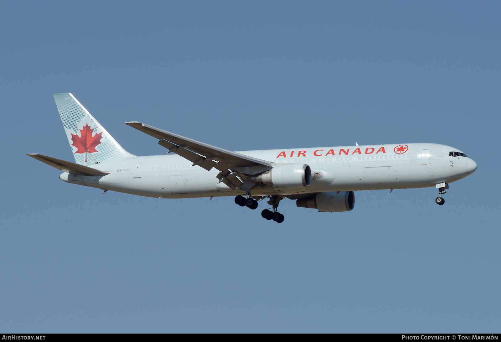Aircraft Photo of C-FTCA | Boeing 767-375/ER(BDSF) | Air Canada | AirHistory.net #474871