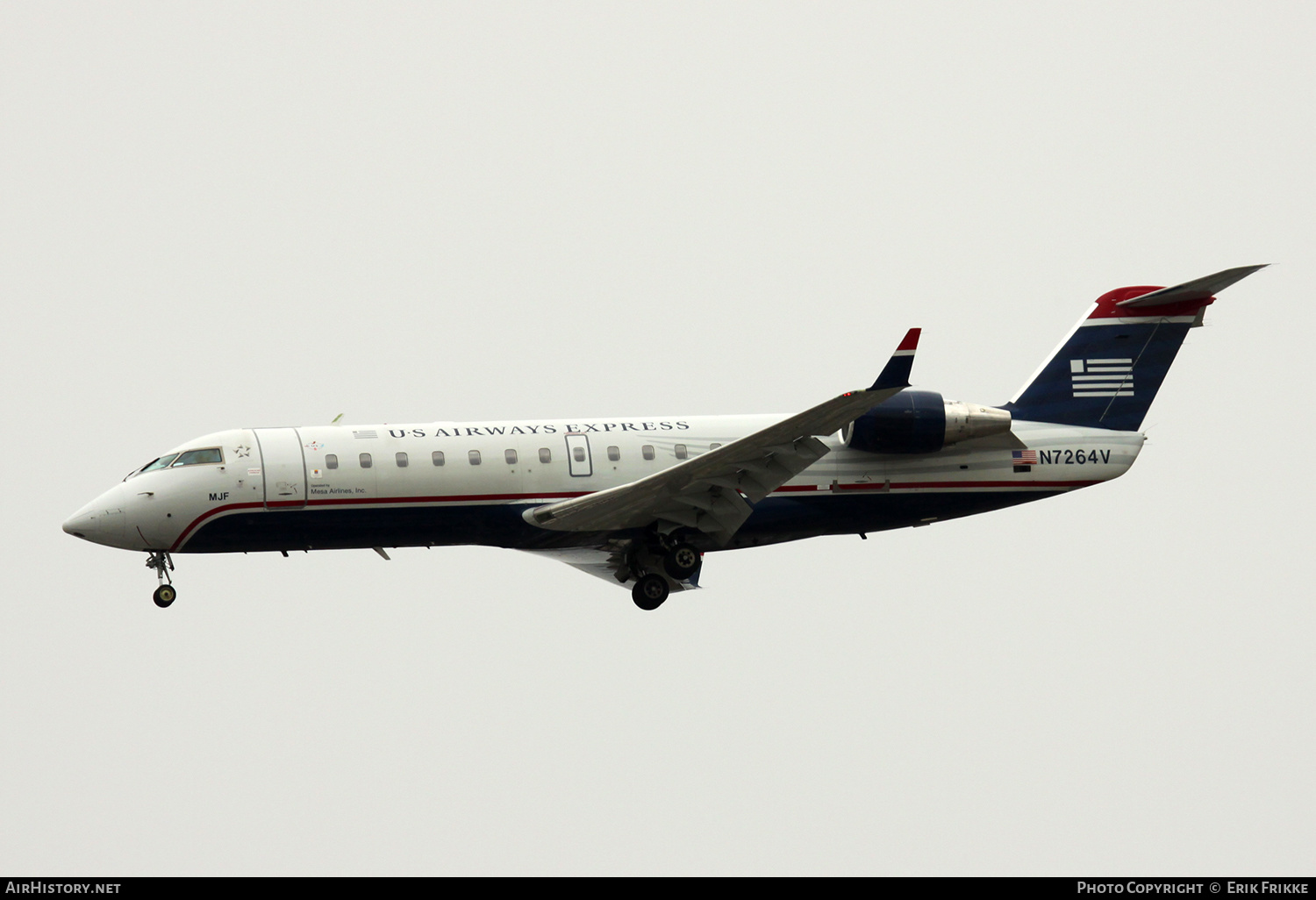 Aircraft Photo of N7264V | Bombardier CRJ-200LR (CL-600-2B19) | US Airways Express | AirHistory.net #474872