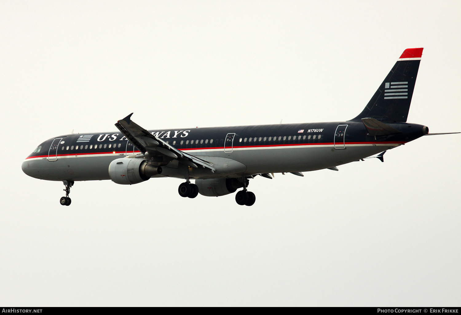 Aircraft Photo of N176UW | Airbus A321-211 | US Airways | AirHistory.net #474874