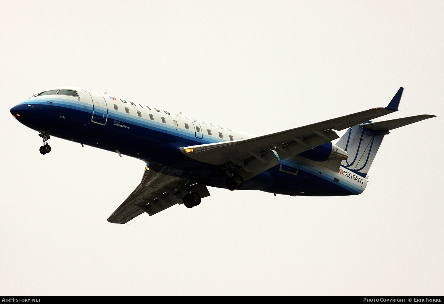 Aircraft Photo of N978SW | Bombardier CRJ-200LR (CL-600-2B19) | United Express | AirHistory.net #474880