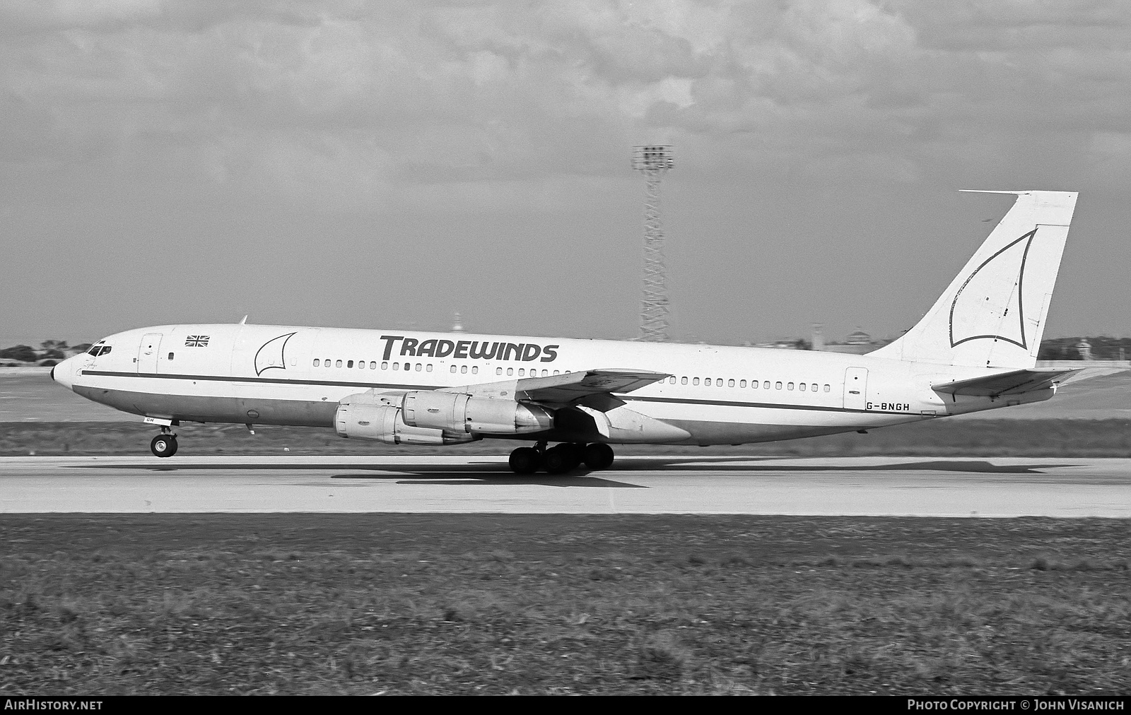 Aircraft Photo of G-BNGH | Boeing 707-321C | Tradewinds Airways | AirHistory.net #474888