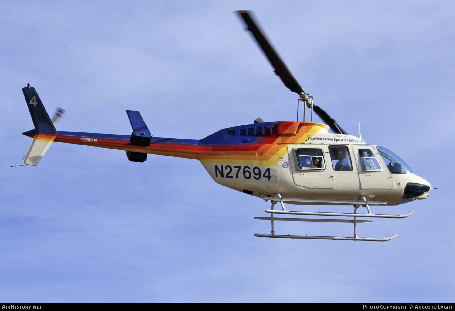 Aircraft Photo of N27694 | Bell 206L-1 LongRanger II | Papillon Grand Canyon Helicopters | AirHistory.net #474904