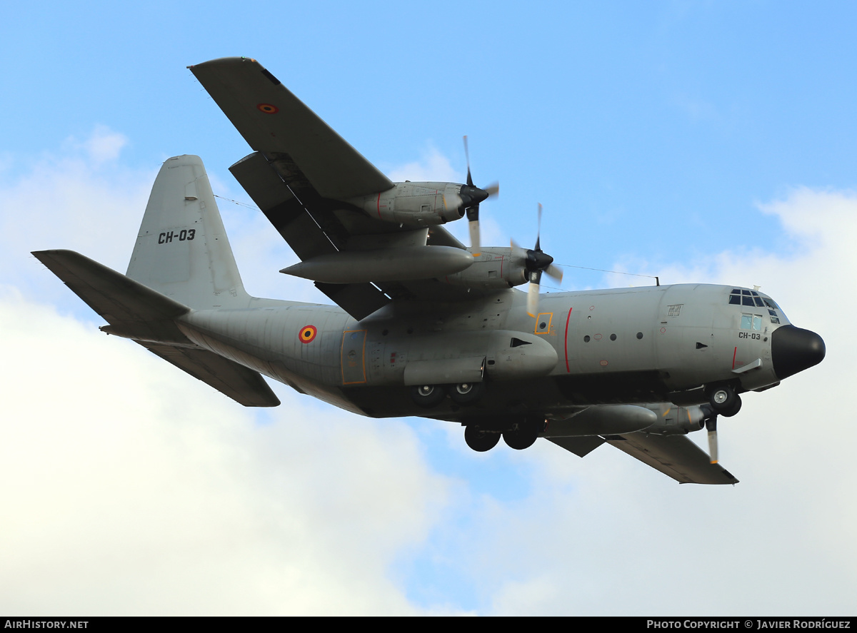 Aircraft Photo of CH-03 | Lockheed C-130H Hercules | Belgium - Air Force | AirHistory.net #474942