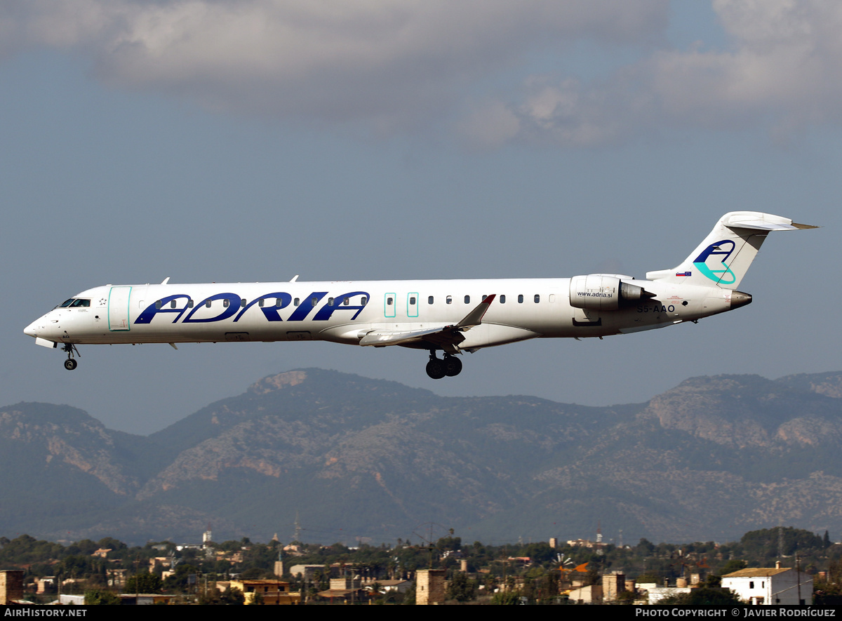 Aircraft Photo of S5-AAO | Bombardier CRJ-900 NG (CL-600-2D24) | Adria Airways | AirHistory.net #474950