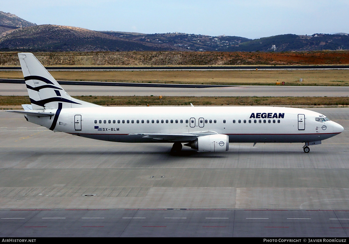 Aircraft Photo of SX-BLM | Boeing 737-42C | Aegean Airlines | AirHistory.net #474954