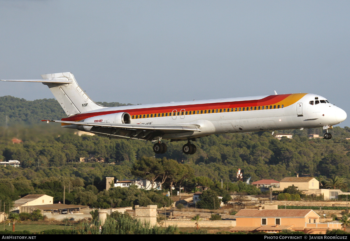 Aircraft Photo of EC-KSF | McDonnell Douglas MD-87 (DC-9-87) | Iberia | AirHistory.net #474956