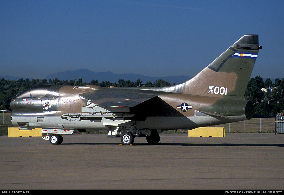 Aircraft Photo of 70-1001 / AF70-001 | LTV A-7D Corsair II | USA - Air Force | AirHistory.net #474997