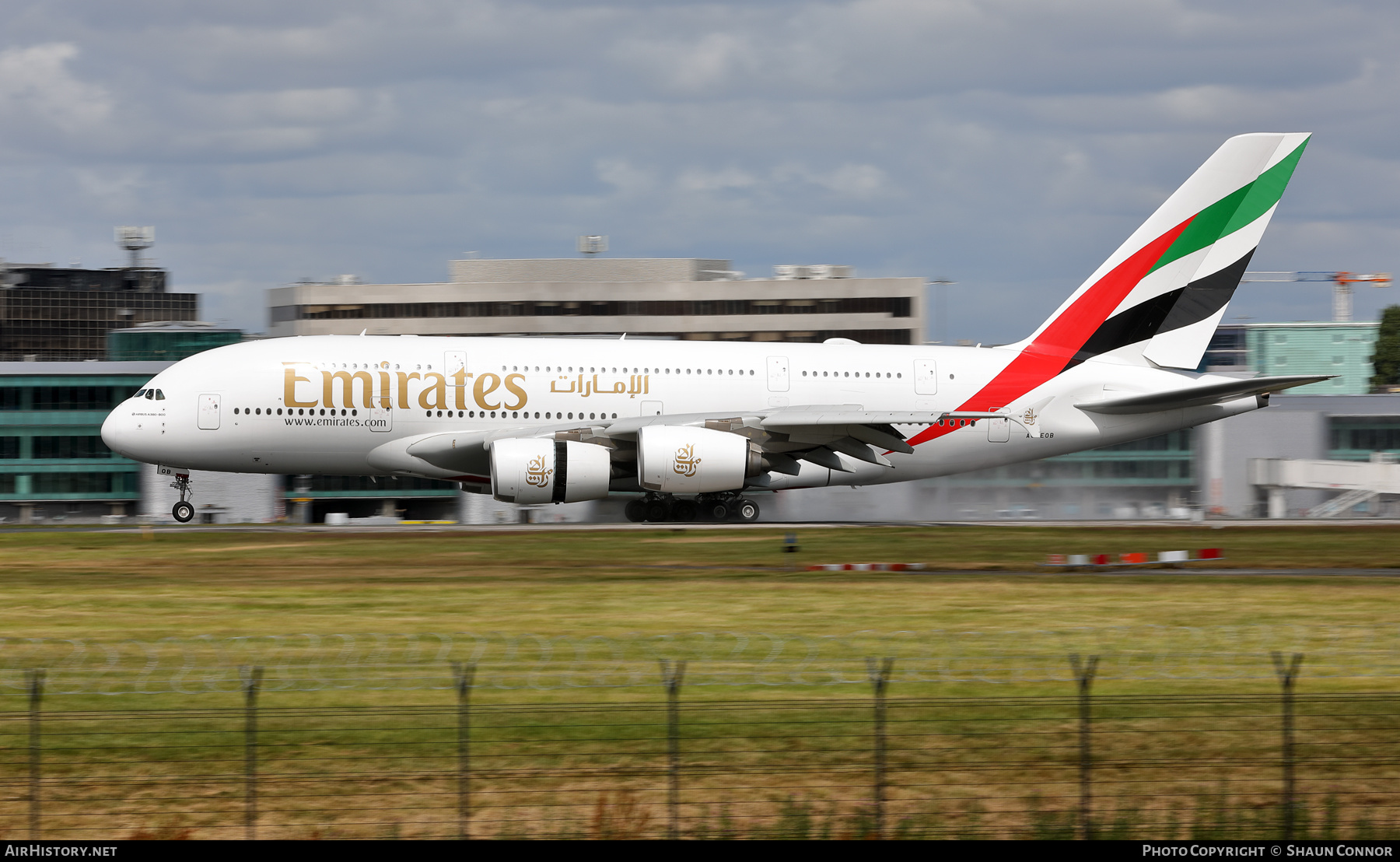 Aircraft Photo of A6-EOB | Airbus A380-861 | Emirates | AirHistory.net #474999