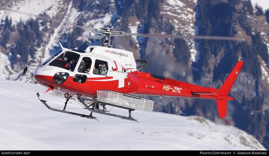 Aircraft Photo of HB-ZMC | Eurocopter AS-350B-3 Ecureuil | Swiss Helicopter | AirHistory.net #475004
