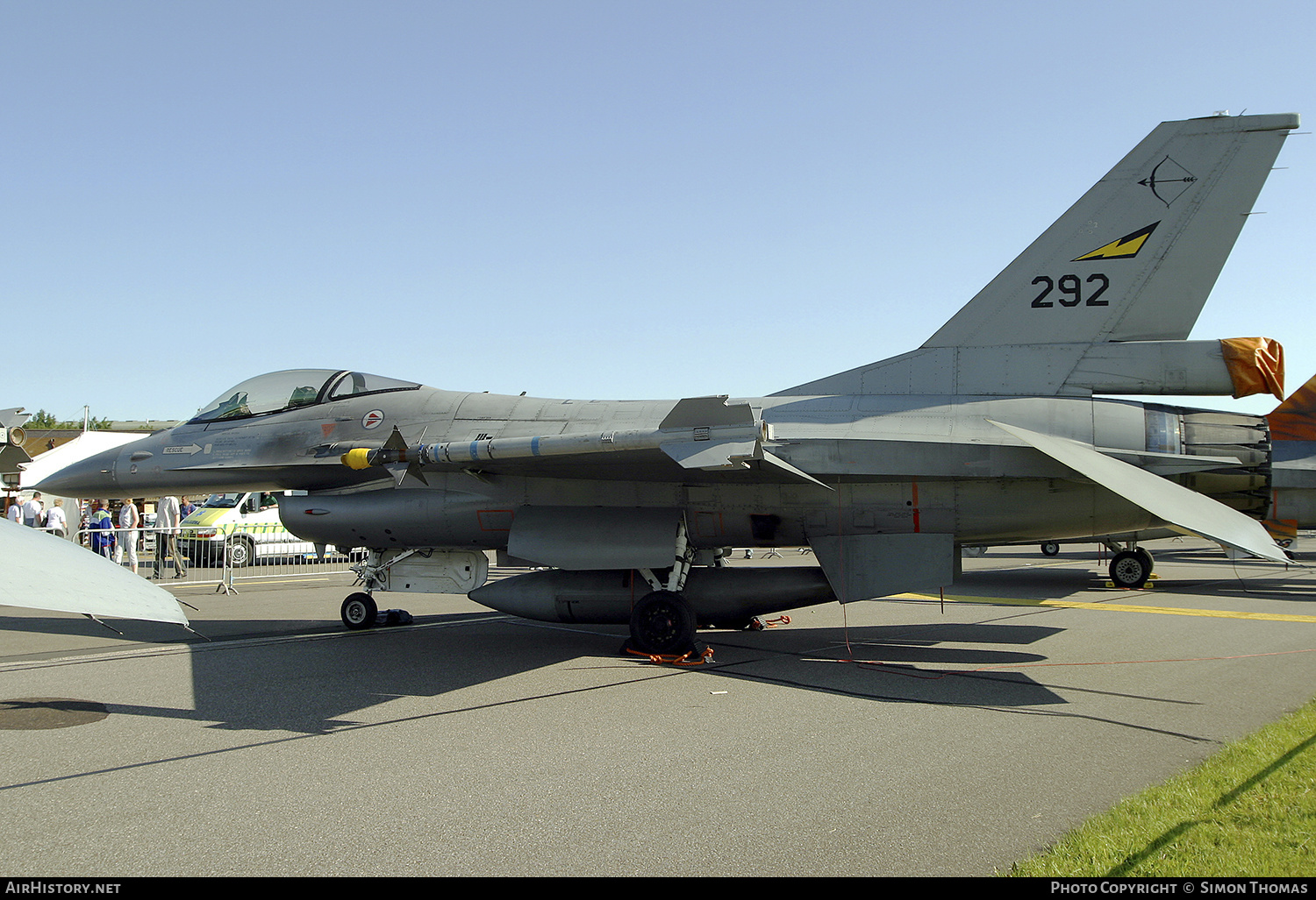 Aircraft Photo of 292 | General Dynamics F-16AM Fighting Falcon | Norway - Air Force | AirHistory.net #475006