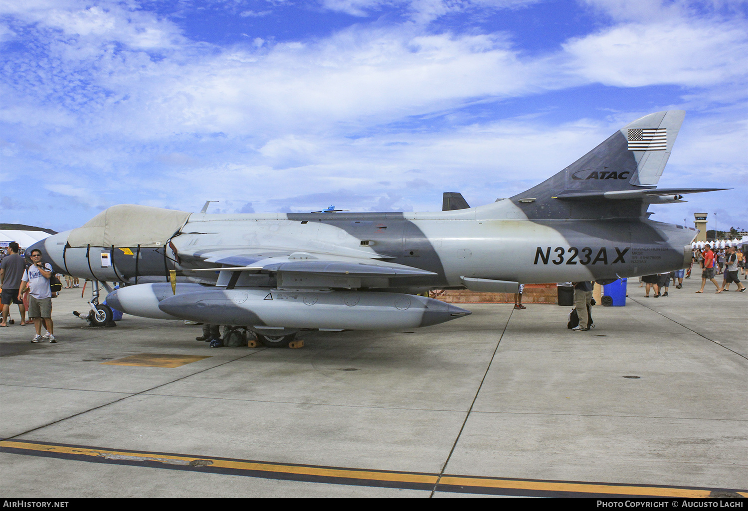 Aircraft Photo of N323AX | Hawker Hunter F58 | ATAC - Airborne Tactical Advantage Company | AirHistory.net #475036