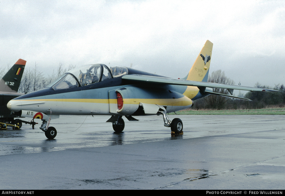 Aircraft Photo of AT11 | Dassault-Dornier Alpha Jet 1B | Belgium - Air Force | AirHistory.net #475060