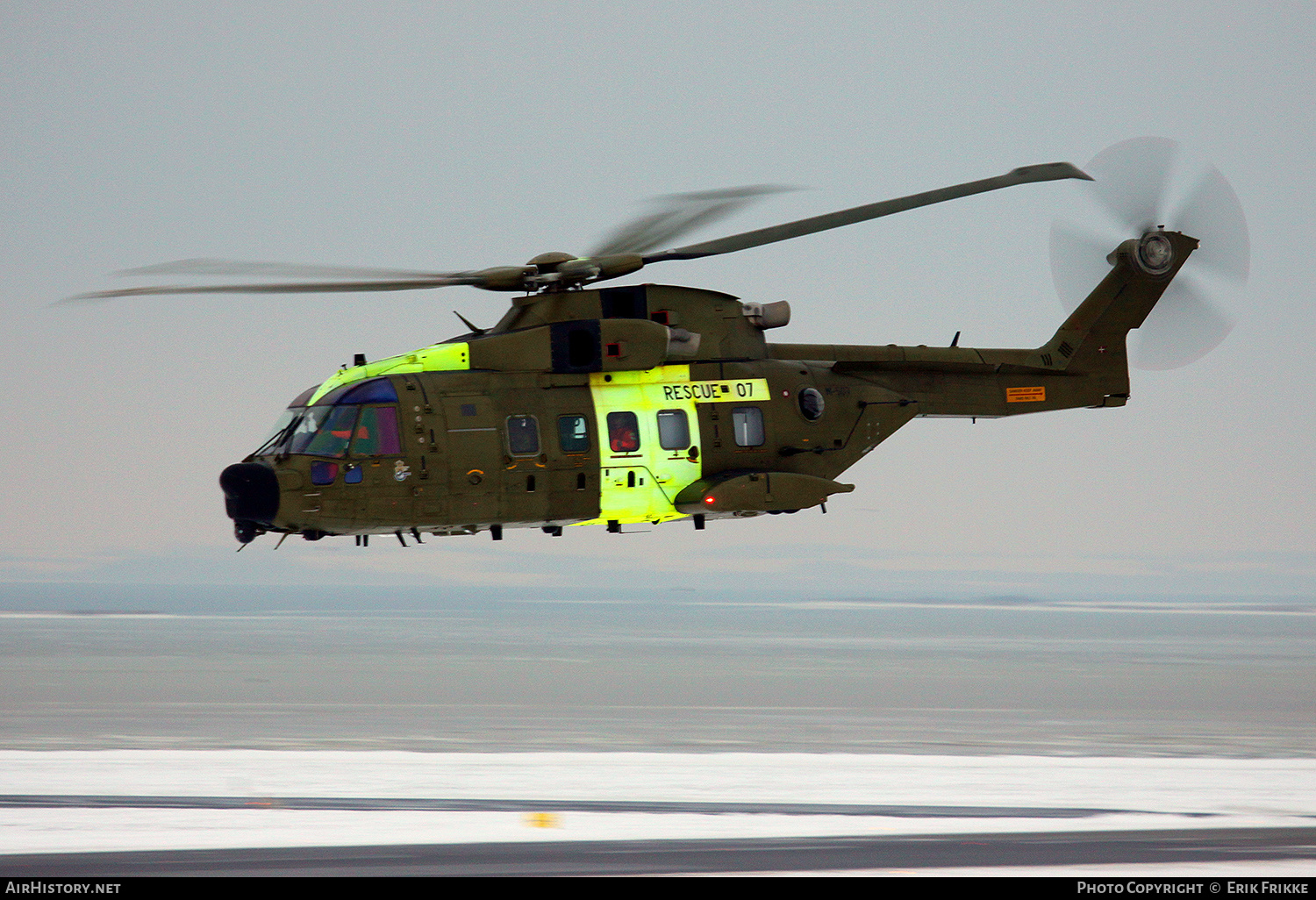 Aircraft Photo of M-507 | AgustaWestland EH101-512 Merlin Joint Supporter | Denmark - Air Force | AirHistory.net #475078