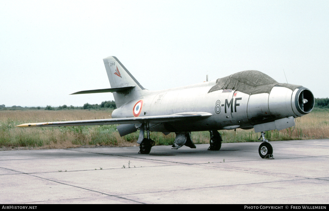 Aircraft Photo of 290 | Dassault MD-454 Mystere IVA | France - Air Force | AirHistory.net #475102