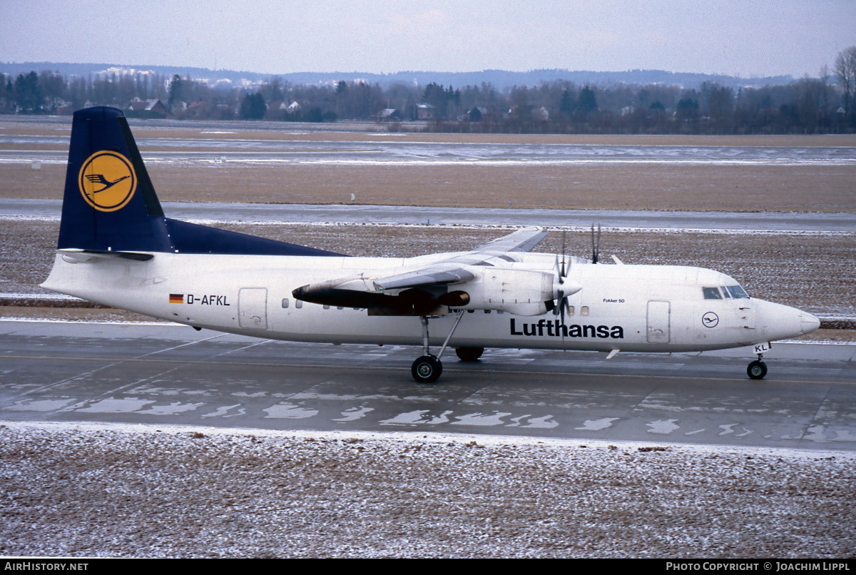Aircraft Photo of D-AFKL | Fokker 50 | Lufthansa | AirHistory.net #475125