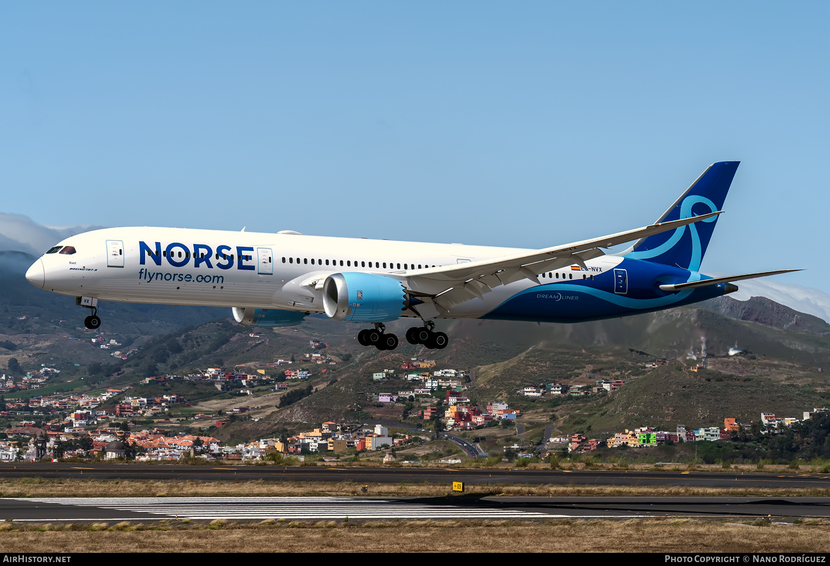 Aircraft Photo of EC-NVX | Boeing 787-9 Dreamliner | Norse Atlantic Airways | AirHistory.net #475140