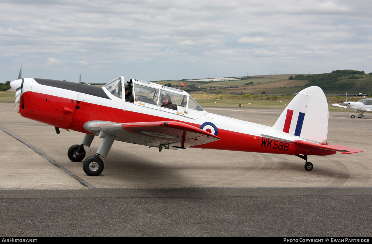 Aircraft Photo of G-BXGX / WK586 | De Havilland Canada DHC-1 Chipmunk Mk22 | UK - Army | AirHistory.net #475147