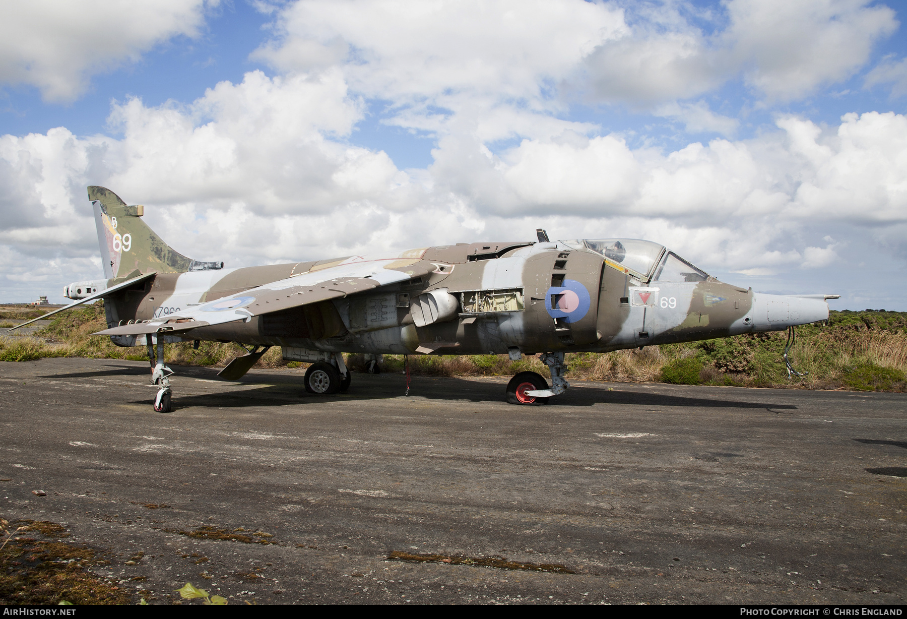 Aircraft Photo of XZ969 | Hawker Siddeley Harrier GR3 | UK - Air Force | AirHistory.net #475152