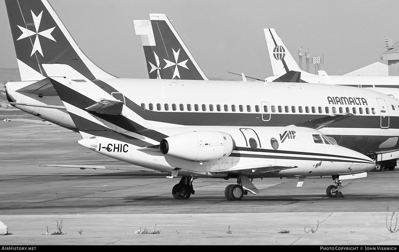 Aircraft Photo of I-CHIC | Dassault Falcon 10 | Vip-Air | AirHistory.net #475204