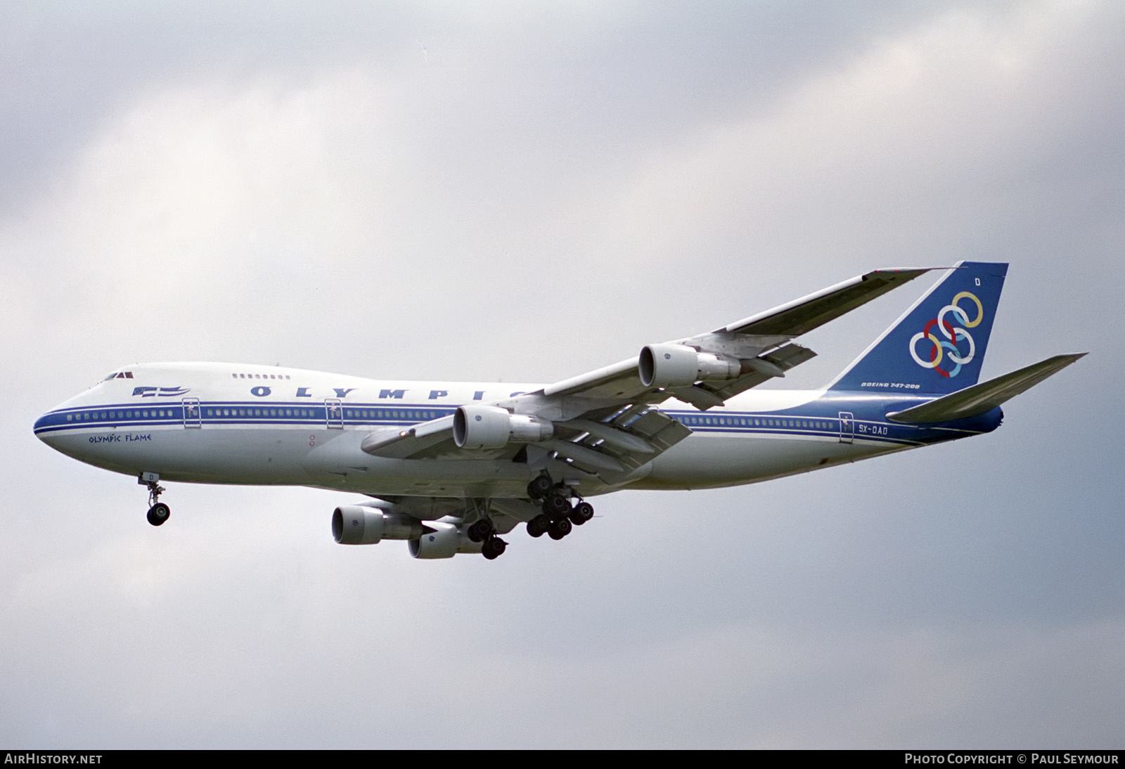 Aircraft Photo of SX-OAD | Boeing 747-212B | Olympic | AirHistory.net #475221